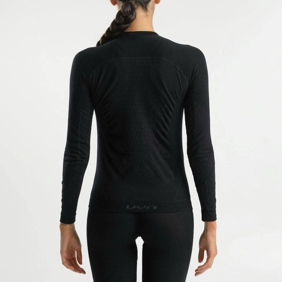 NWT UYN Fusyon Biotech Long Sleeve Undershirt, Black, Size XS - Picture 2 of 12